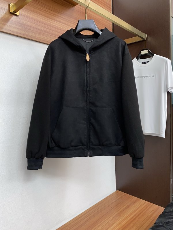 루이비통 컬러 블록 스트라이프 지퍼 자켓 001-174250