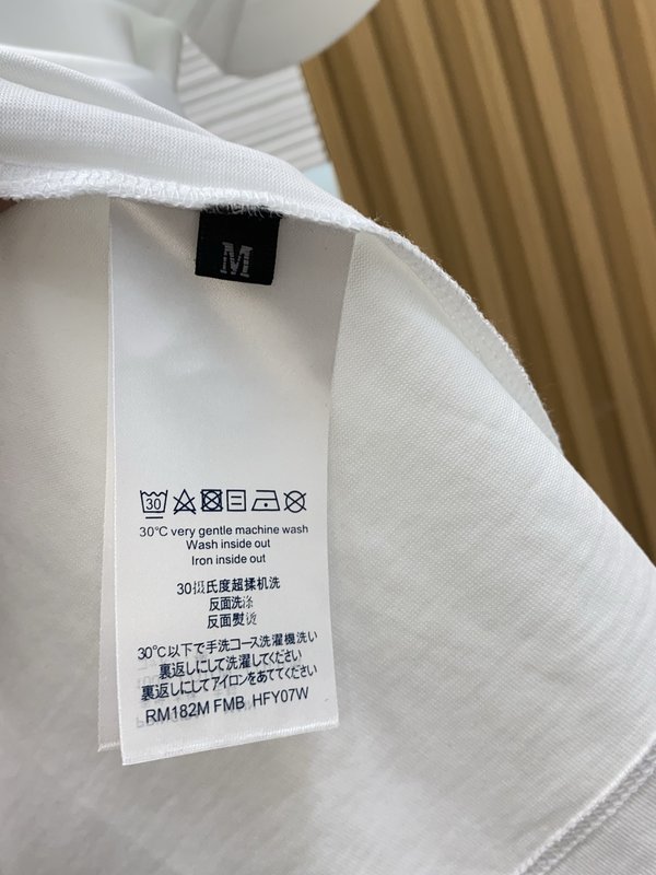 루이비통 남성 머서라이즈드 코튼 반팔 티셔츠 001-174254