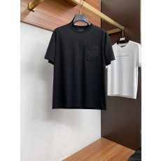 루이비통 남성 머서라이즈드 코튼 반팔 티셔츠 001-174258