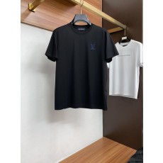 루이비통 남성 머서라이즈드 코튼 반팔 티셔츠 001-174265