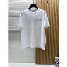 루이비통 남성 실크 코튼 반팔 티셔츠 001-174266