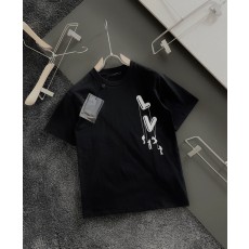루이비통 남성 심플 반팔 티셔츠 001-174340