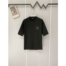 루이비통 중량감 순면 마모 가공 반팔 티셔츠 001-174373
