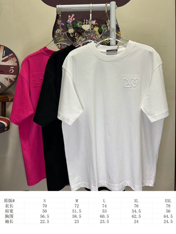 루이비통 남성 라운드넥 반팔 티셔츠 001-174384