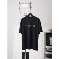 루이비통 다미에 자카드 금실 자수 라운드넥 반팔 티셔츠 001-174399