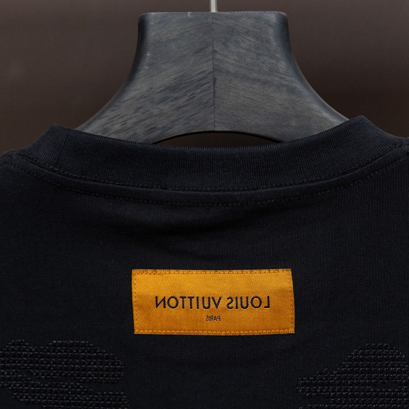 루이비통 라운드넥 반팔 티셔츠 루즈핏 유니섹스 001-174405