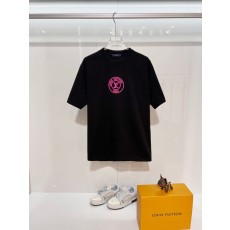 루이비통 면 라운드넥 반팔 티셔츠 001-174428