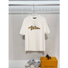 루이비통 라운드넥 반팔 티셔츠 자수 001-174441