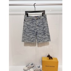 루이비통 암문 모노그램 자카드 데님 숏팬츠 001-174446