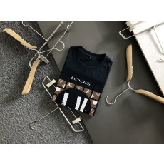 루이비통 남성 심플 로고 반팔 티셔츠 001-174462