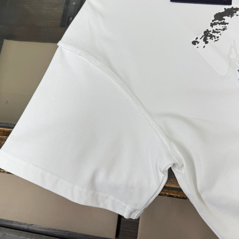 루이비통 라운드넥 반팔 티셔츠 유니섹스 001-174501