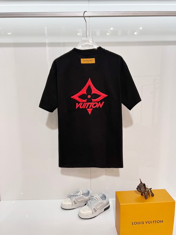 루이비통 면 라운드넥 반팔 티셔츠 001-174514