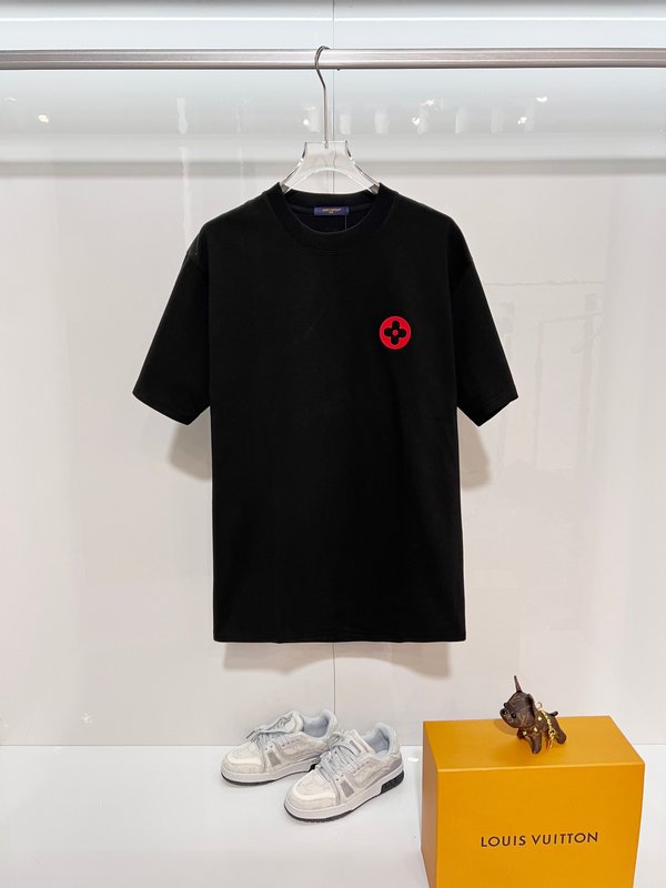 루이비통 면 라운드넥 반팔 티셔츠 001-174514
