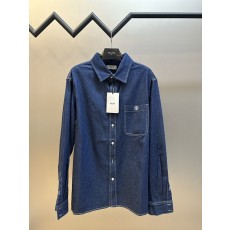셀린 자수 데님 셔츠 001-174606