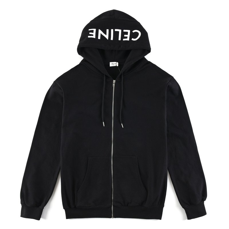 셀린 클래식 캡슐 지퍼 후드 자켓 001-174643