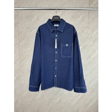 셀린 자수 데님 셔츠 001-174668