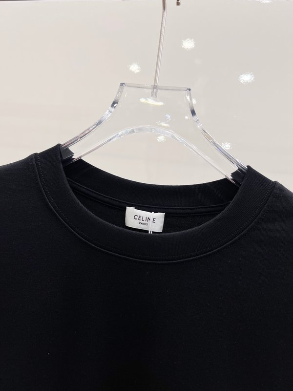 셀린 라운드넥 반팔 티셔츠 001-174676