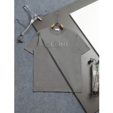 셀린 CELINE 3D 엠보싱 순면 반팔 티셔츠 001-174679