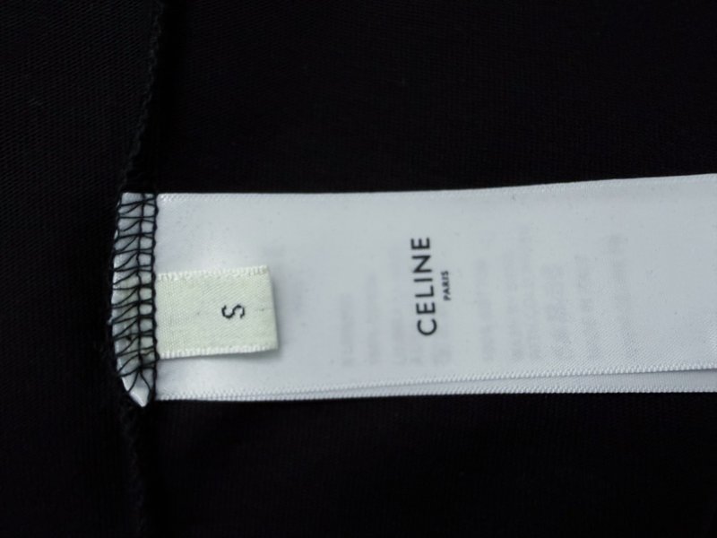 셀린 레터 자수 오버사이즈 커플 반팔 티셔츠 001-174685