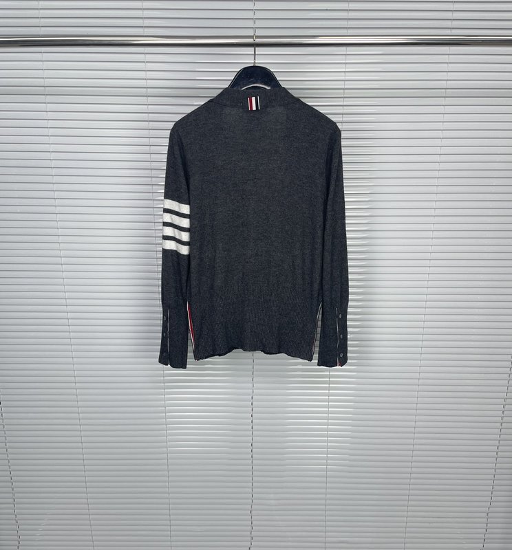 톰브라운 4 라인 울 카디건 001-174695