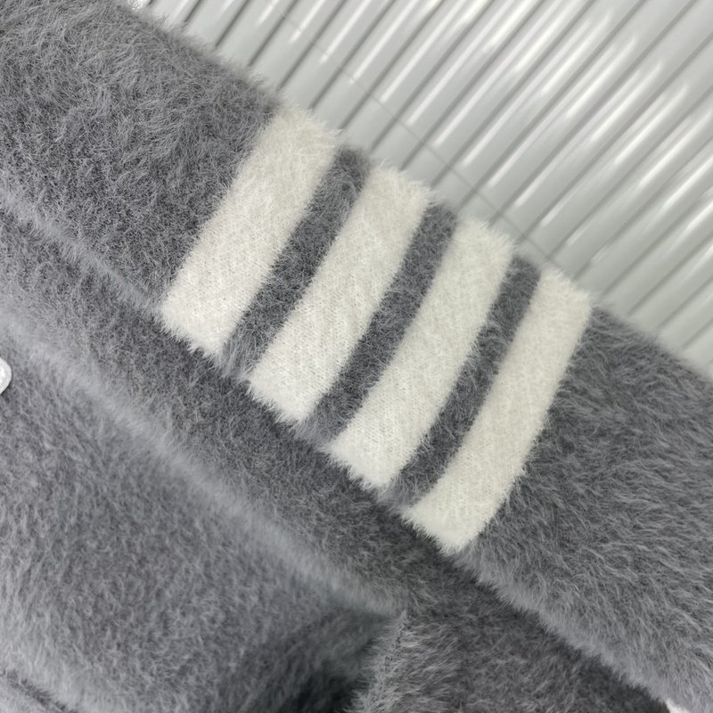 톰브라운 강아지 자수 스트라이프 가디건 001-174699