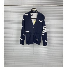 톰브라운 도그 자카드 니트 카디건 001-174798