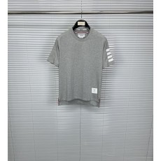 톰브라운春夏 4 줄 라운드넥 반팔 티셔츠 001-174948