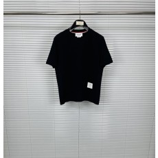 톰브라운 2025SS 한정판 스플라이싱 반팔 티셔츠 001-174953