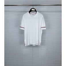 TB 더블 슬리브 3 컬러 스트라이프 라운드넥 티셔츠 001-174987