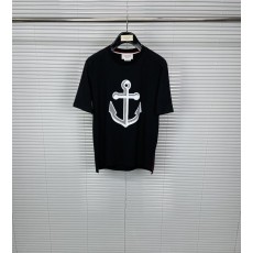 톰브라운 앵커 프린트 순면 라운드넥 티셔츠 001-174997