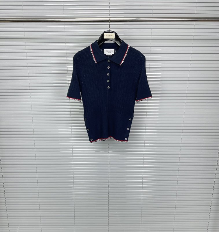 TB 스타일 피케 칼라 폴로 반팔 티셔츠 001-175028