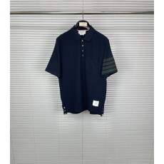 톰브라운 4 바 스트라이프 반팔 셔츠 001-175046