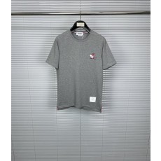톰브라운 슬레지독 자수 순면 라운드넥 반팔 티셔츠 001-175083