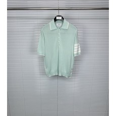 톰브라운 실크 4 바르 스트라이프 반팔 폴로 셔츠 001-175103
