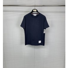 톰브라운 사이드 4 바 라인 라운드넥 면 티셔츠 001-175124