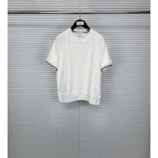 톰브라운 남성용 피케 면 반팔 티셔츠 001-175137