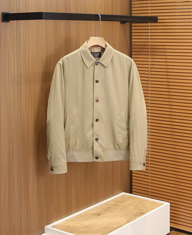 로로피아나 남성 코튼 린넨 블렌드 자켓 001-175146