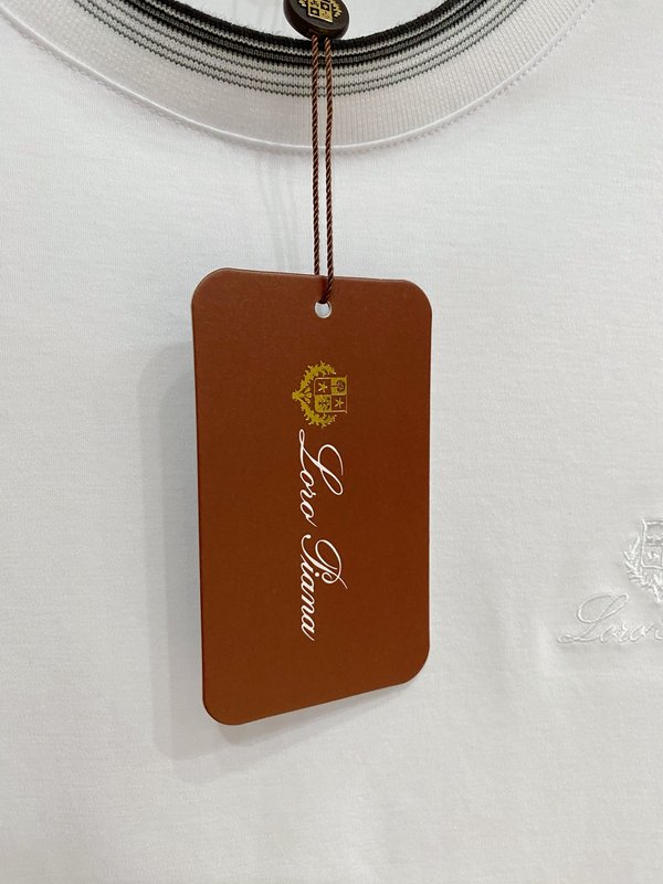 로로피아나 남성용 봄여름 더블 머서린 코튼 폴로 001-175170