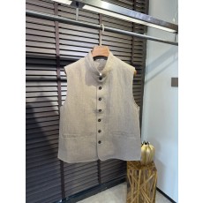 로로피아나 남성 린넨 스탠드 칼라 조끼 001-175243