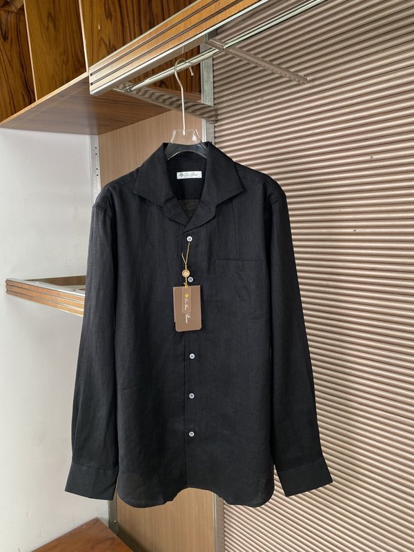 로로피아나 클래식 리조트 리넨 셔츠 001-175256