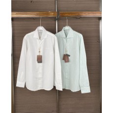 로로피아나 남성 화이트 긴팔 셔츠 001-175259