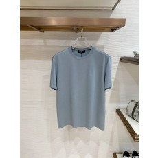 로로피아나 남성 텐셀 실크 혼방 반팔 티셔츠 001-175298