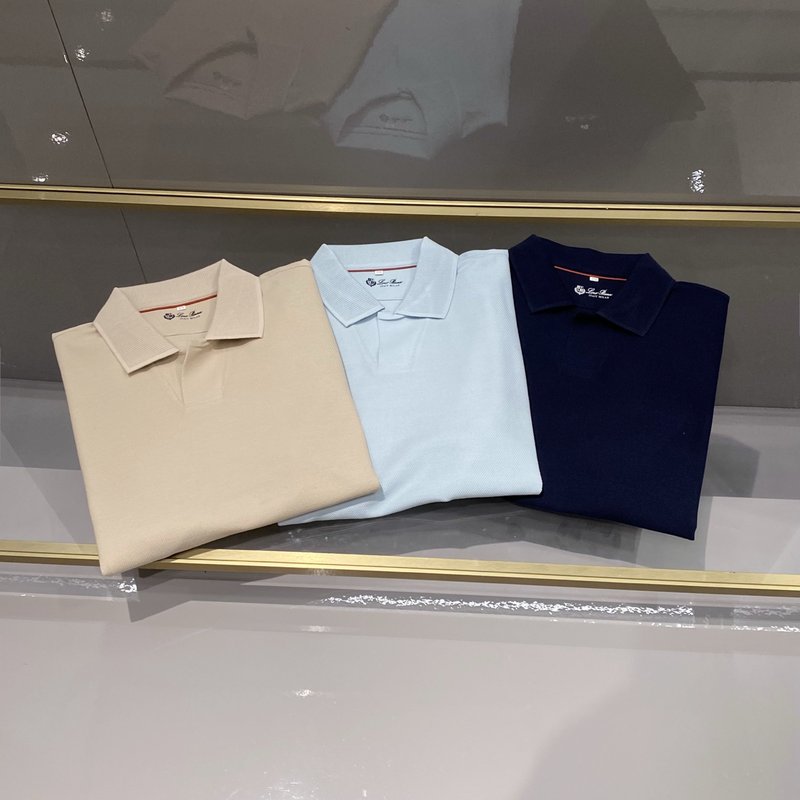 로로피아나 남성 라이트 비즈니스 캐주얼 반팔 폴로 001-175304