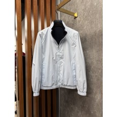 로로피아나 양면 착용 스탠드 칼라 자켓 001-175309