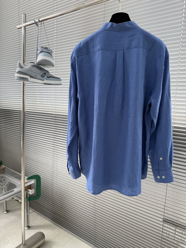 로로피아나 남성 린넨 긴팔 셔츠 001-175313