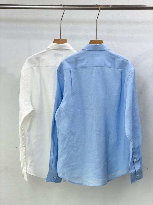 이탈리아 로로피아나 남성 린넨 긴팔 셔츠 001-175342