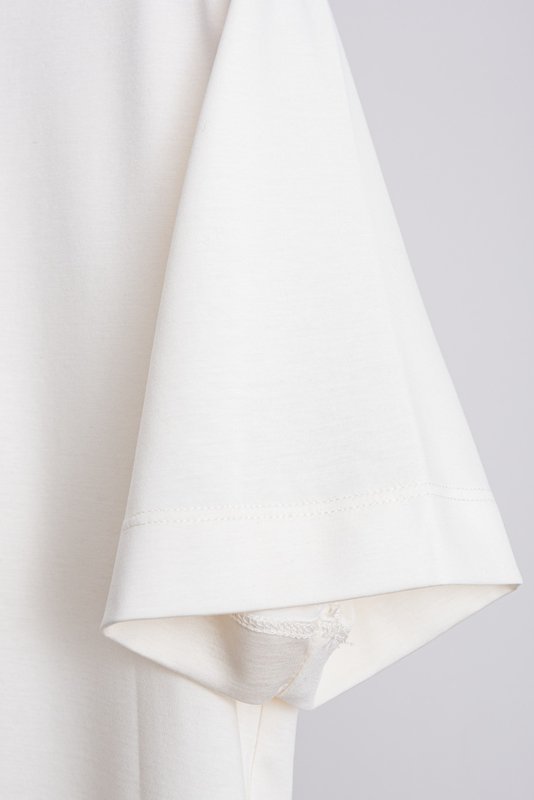 로로피아나 남성 실크 혼방 라운드넥 반팔 티셔츠 001-175358