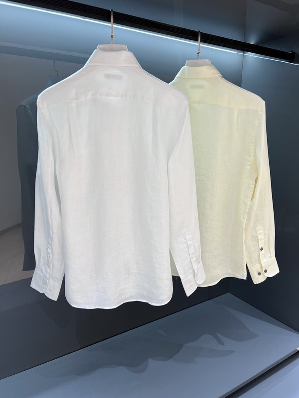 로로피아나 남성 롱슬리브 린넨 셔츠 001-175371