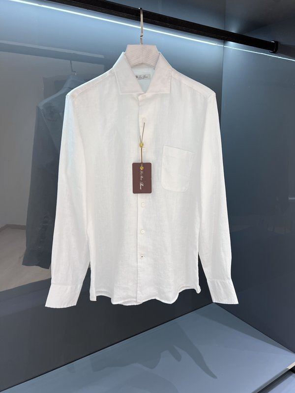 로로피아나 남성 롱슬리브 린넨 셔츠 001-175371