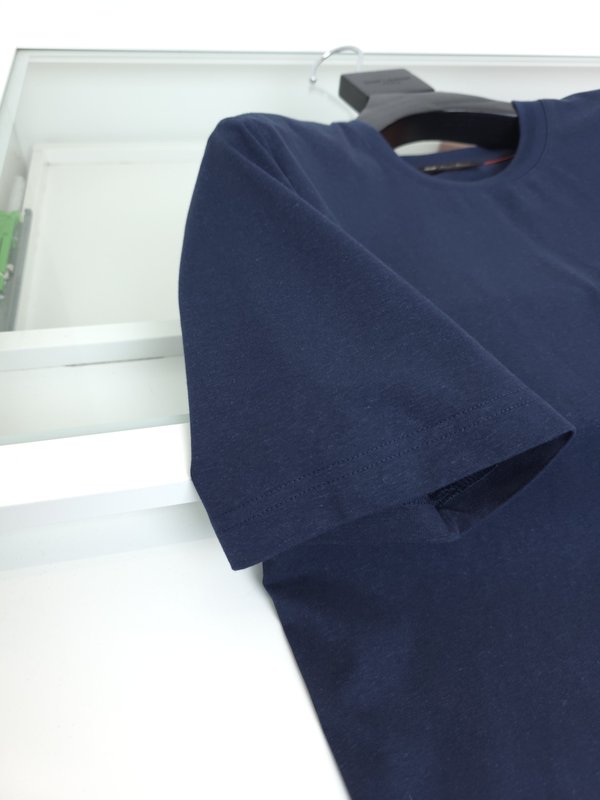 로로피아나 린넨 라운드넥 반팔 티셔츠 001-175373